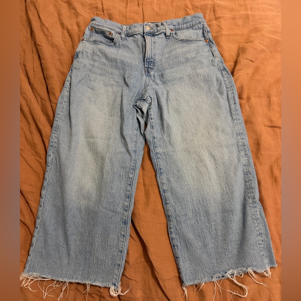 Madewell Perfect Vintage Wide Leg Crop size 32